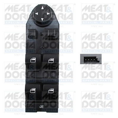 Switch, window regulator